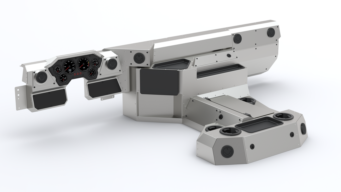 Stainless Steel Dash and Console